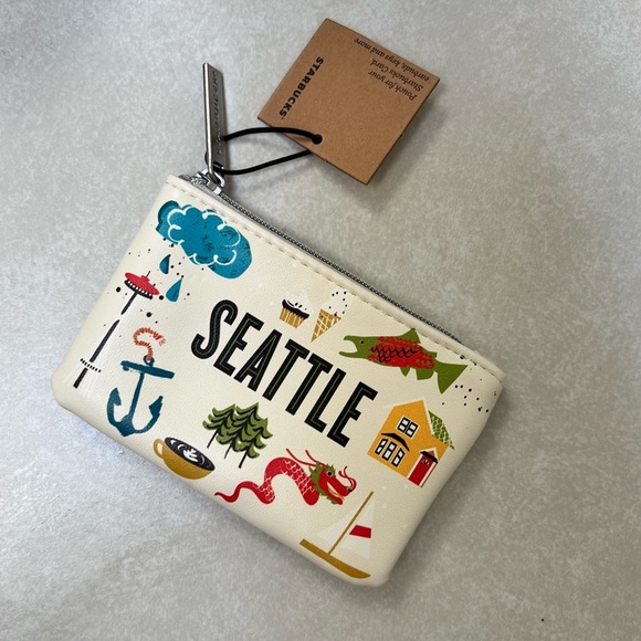 Starbucks Seattle 2019 Limited Edition Coin Change Purse NWT - Picture 5 of 5